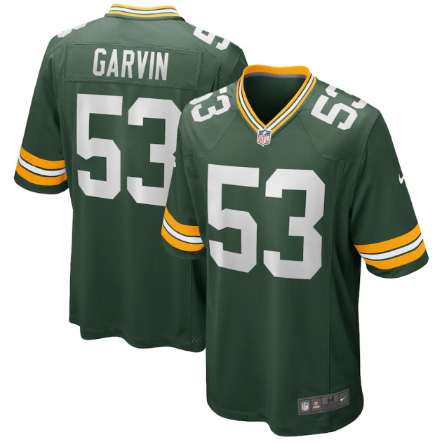 mens nike jonathan garvin green green bay packers player game jersey